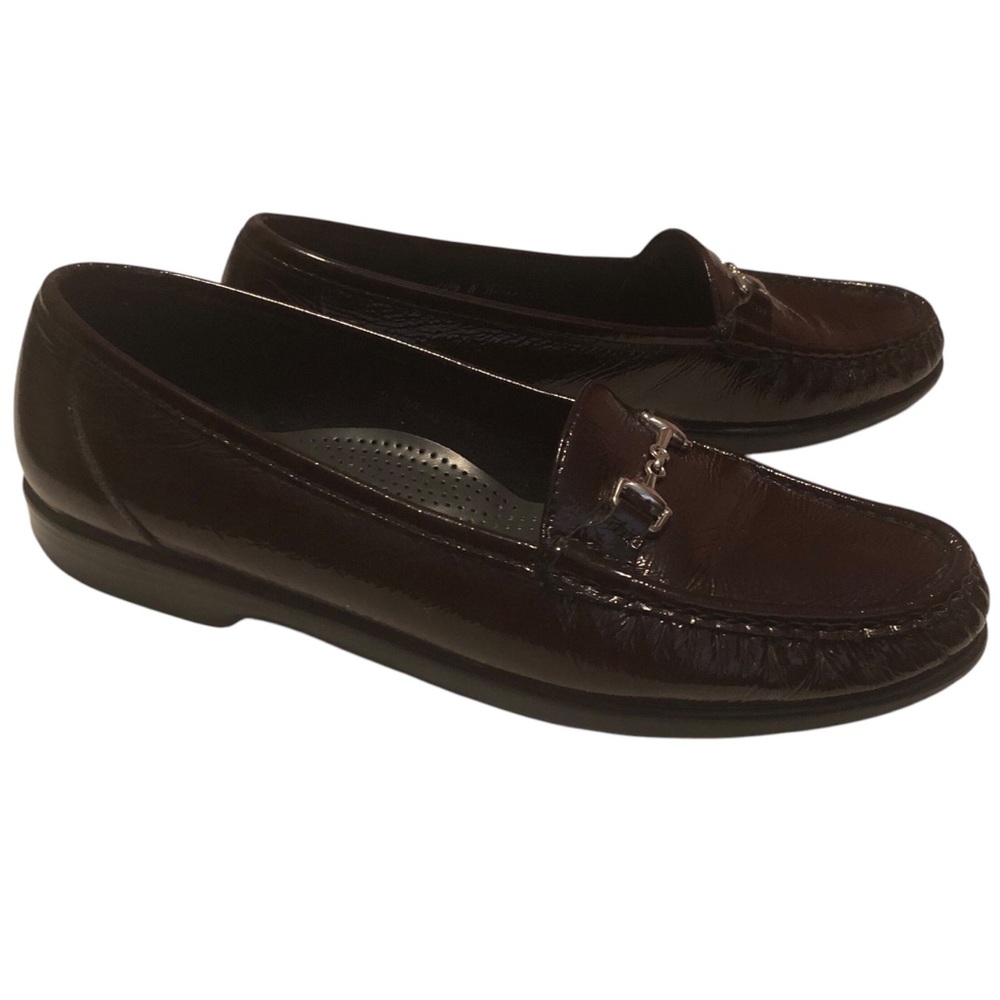 SAS - Metro Women’s Genuine Leather Wine Cushioned‎ Loafer Shoe - Size 10.5 N